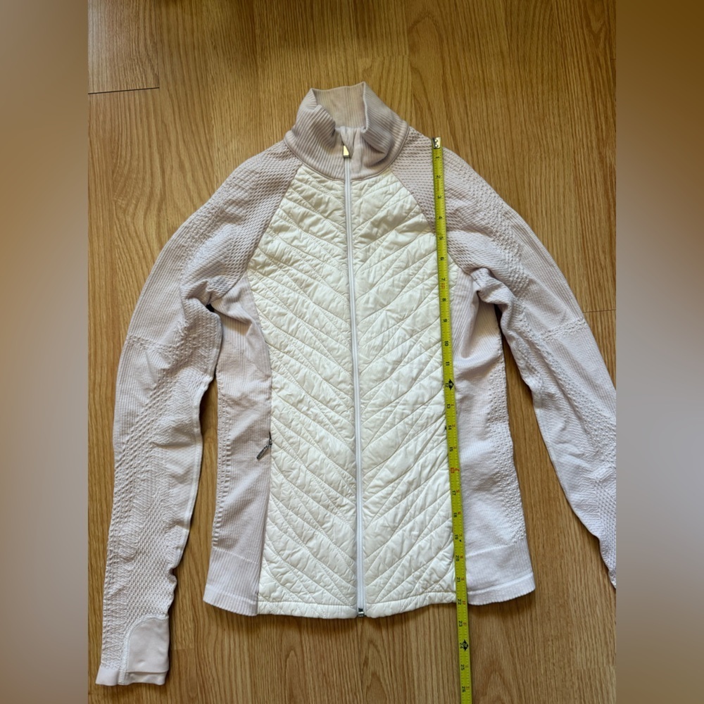 ATHLETA Flurry Force Insulated Primaloft Jacket II Womens Light Pink Sz S - Picture 4 of 7